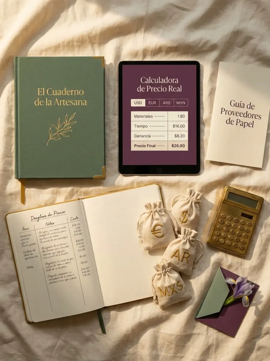 TruePrice Toolkit: calculadora de precio y cuaderno de la artesana